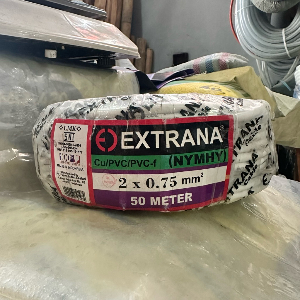 Kabel NYMHY 2 x 0.75 Extrana Per Meter Kabel NYMHY 2x0.75 Kabel 2x0,75 Kabel 2 x 0,75