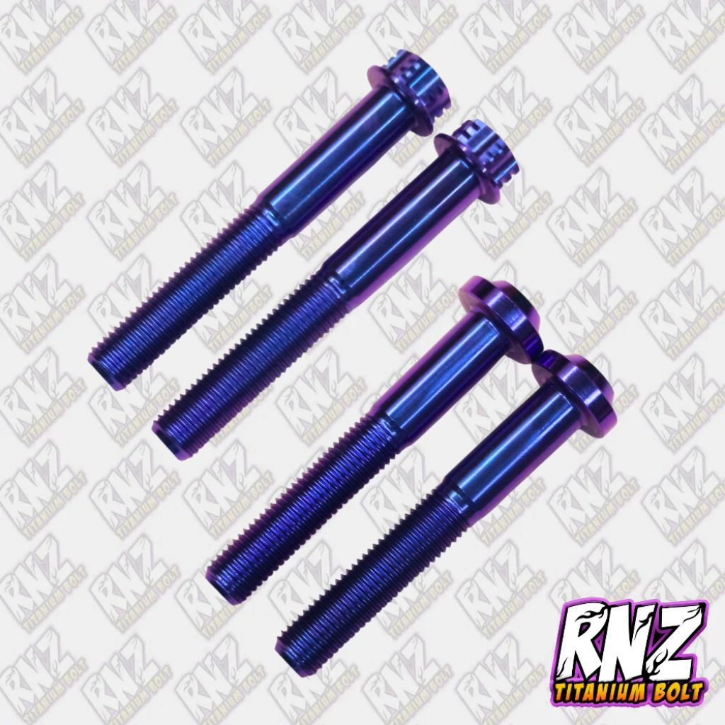 Baut Knalpot ke Swing Arm Titanium Isi 2pcs Vario 125/150/160 - Pcx 150/160 Baut Knalpot ke Arm Exha