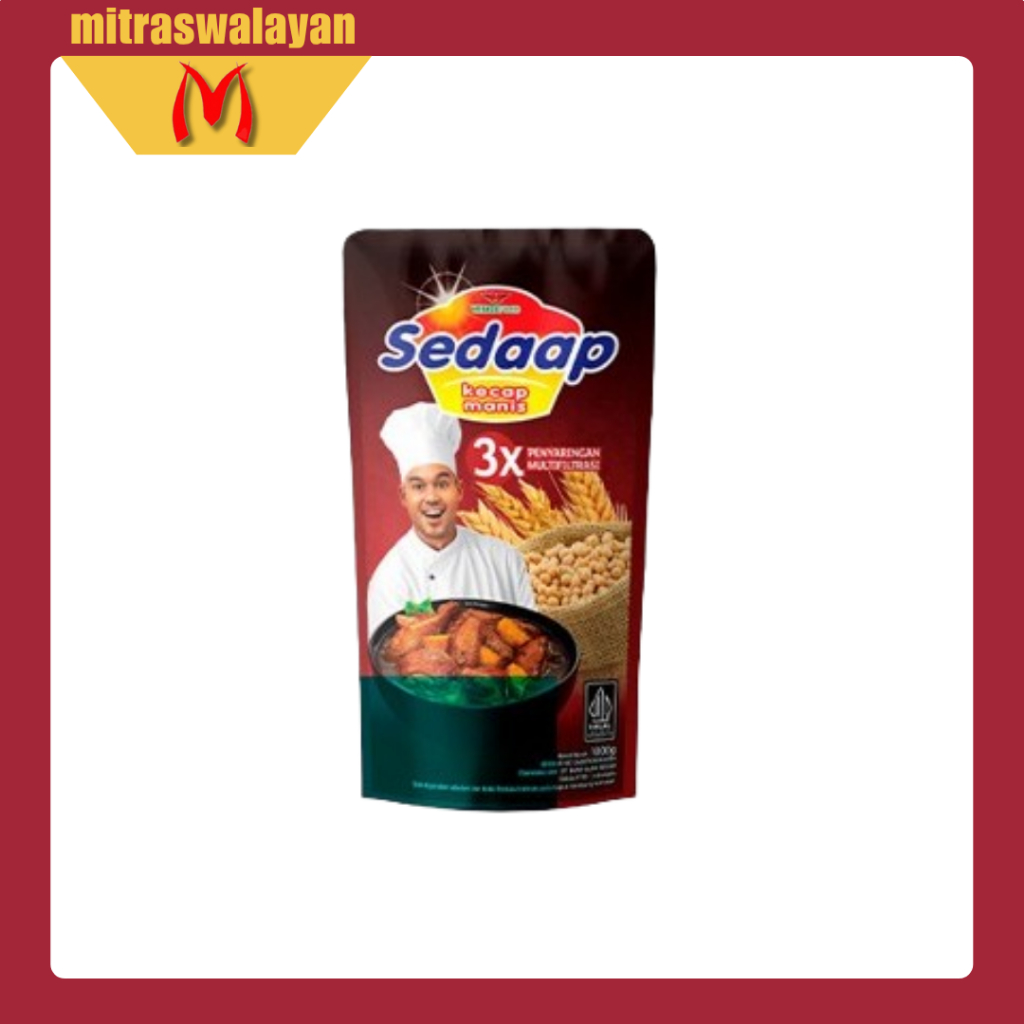 

SEDAAP Kecap Manis Kemasan Refill 1000 gr