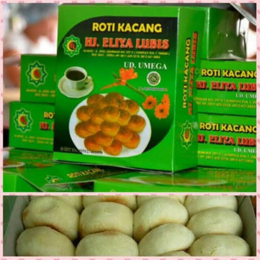 

Roti kacang Hj eliya lubis khas tebing tinggi medan kue kacang