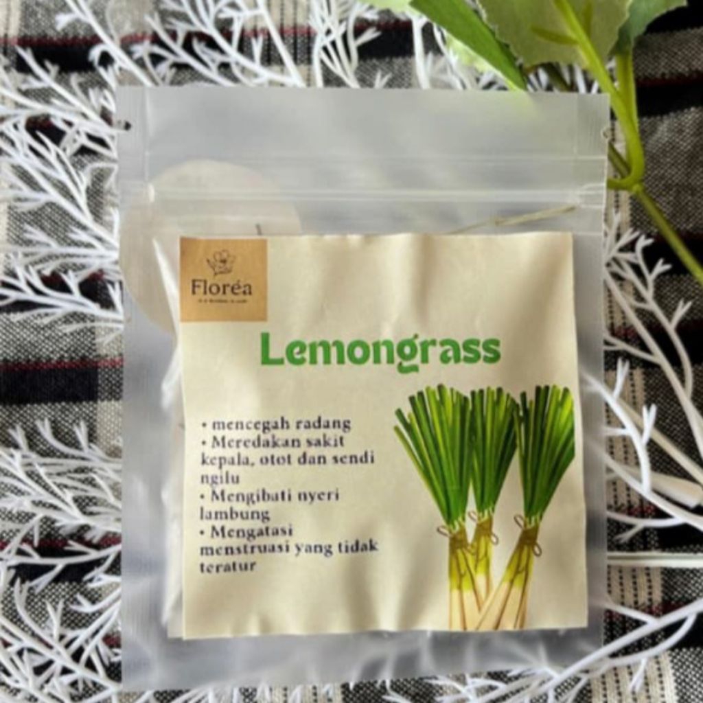 

florèa - Flower Tea Lemongrass Teh bunga herbal Teh bunga alami Teh kesehatan sachet 5gr