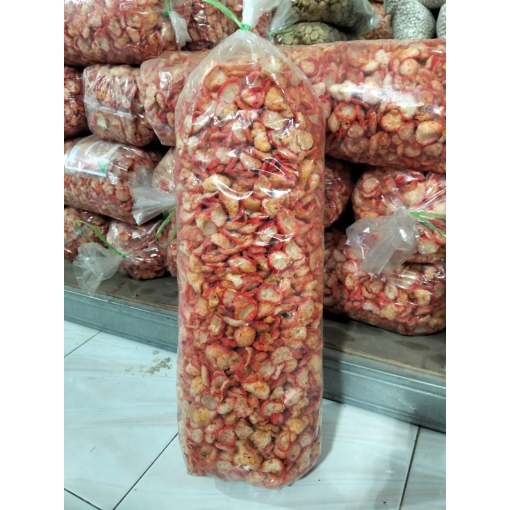 

Krupuk seblak pedas 1kg