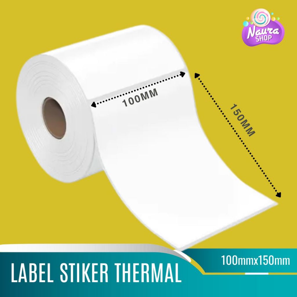 

Sticker Thermal 100x150 ukuran A6 isi 500