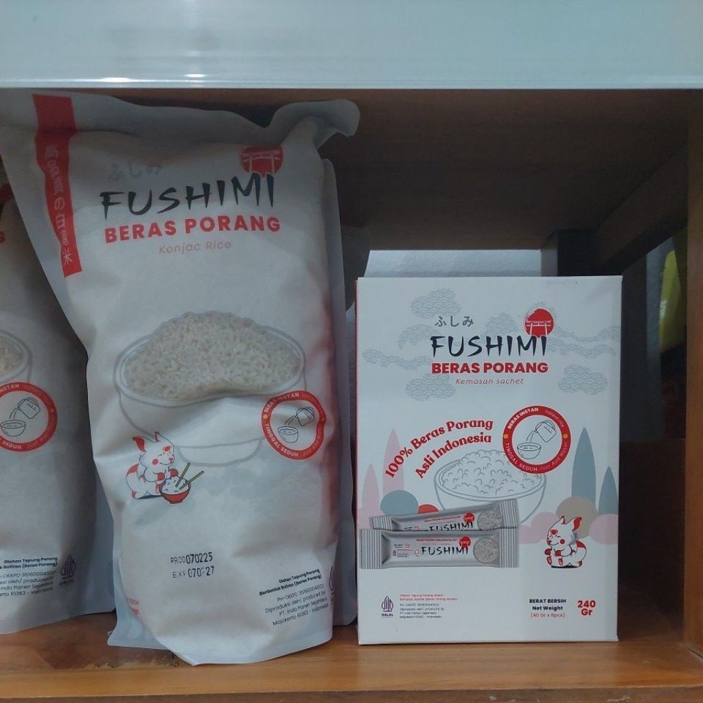 

Fushimi Beras Porang Instant Box dan 1kg