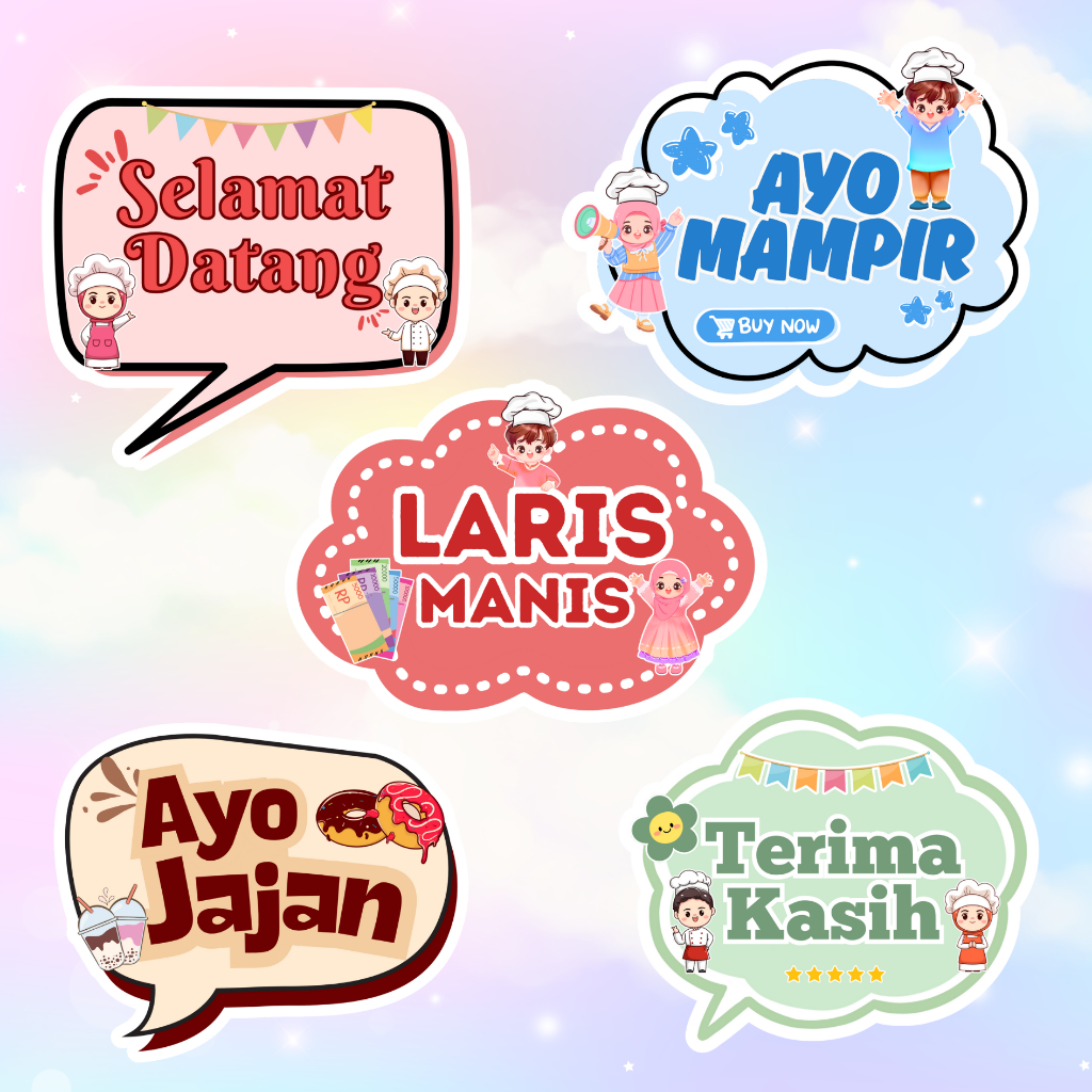 MARKET DAY Props / Properti dan Dekorasi Market Day