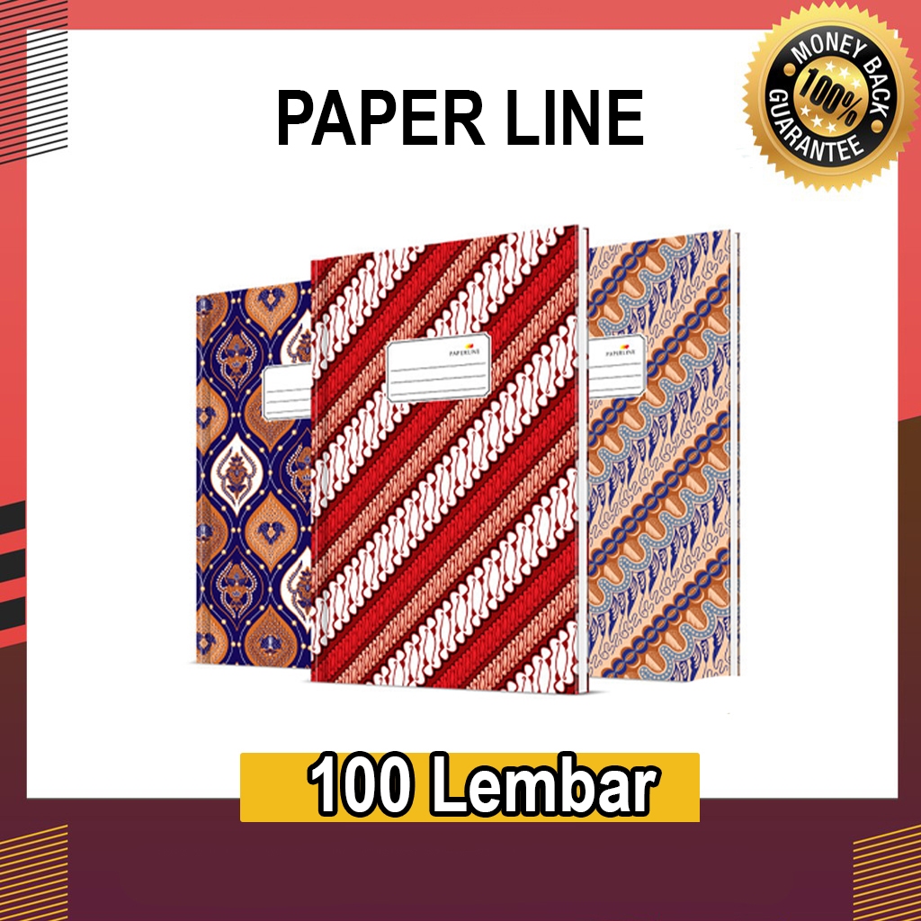 

Buku Folio Hard Cover PAPERLINE Isi 100 Lembar
