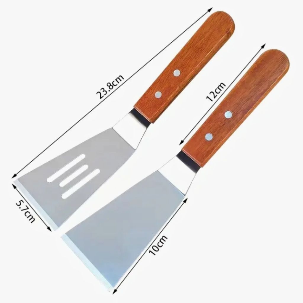 Lisse Shovel Spatula Sutil Kape Martabak Pizza Steak Frying Teppanyaki