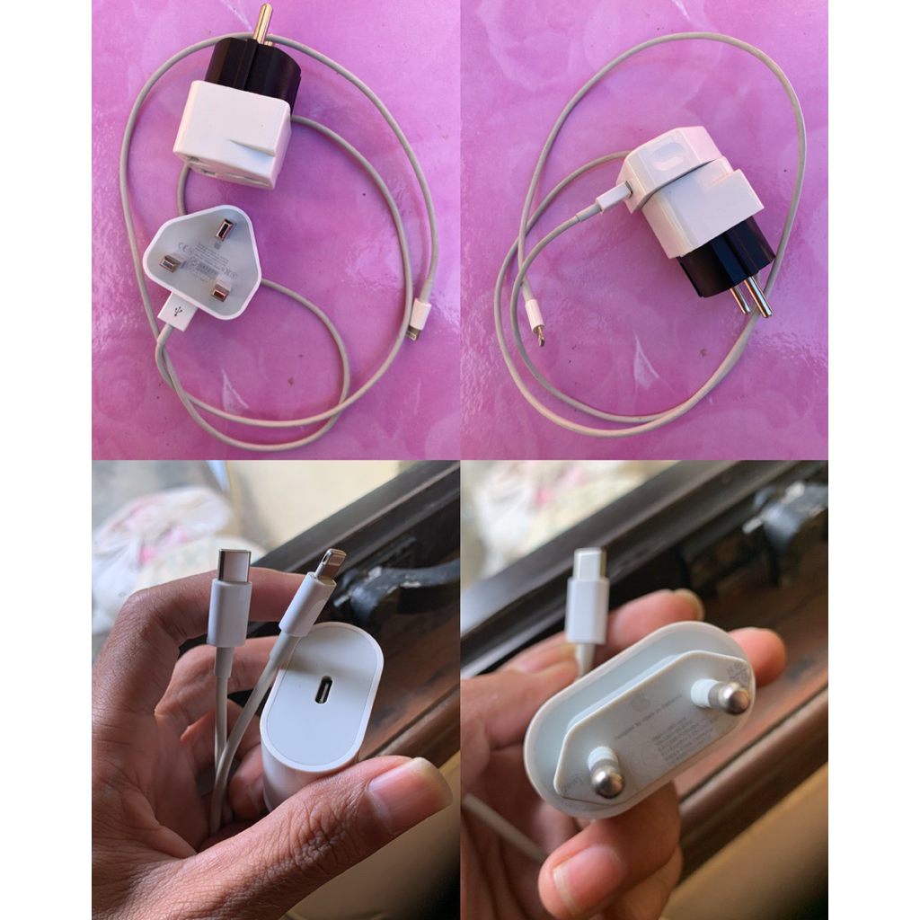 FAST CHARGING TYPE C IPHONE ORIGINAL CASAN IPHONE ORIGINAL CHARGER IPHONE TYPE SEGITIGA ORIGINAL