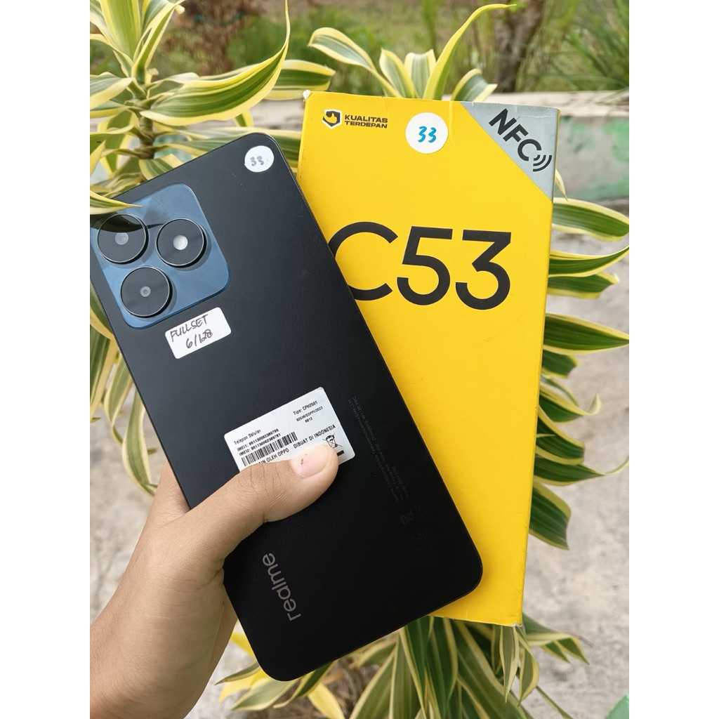 Realme C53 6/128 Second Fullset Segel Original