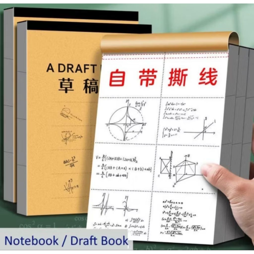 

Buku draft polos, mini notebook polos dan partisi