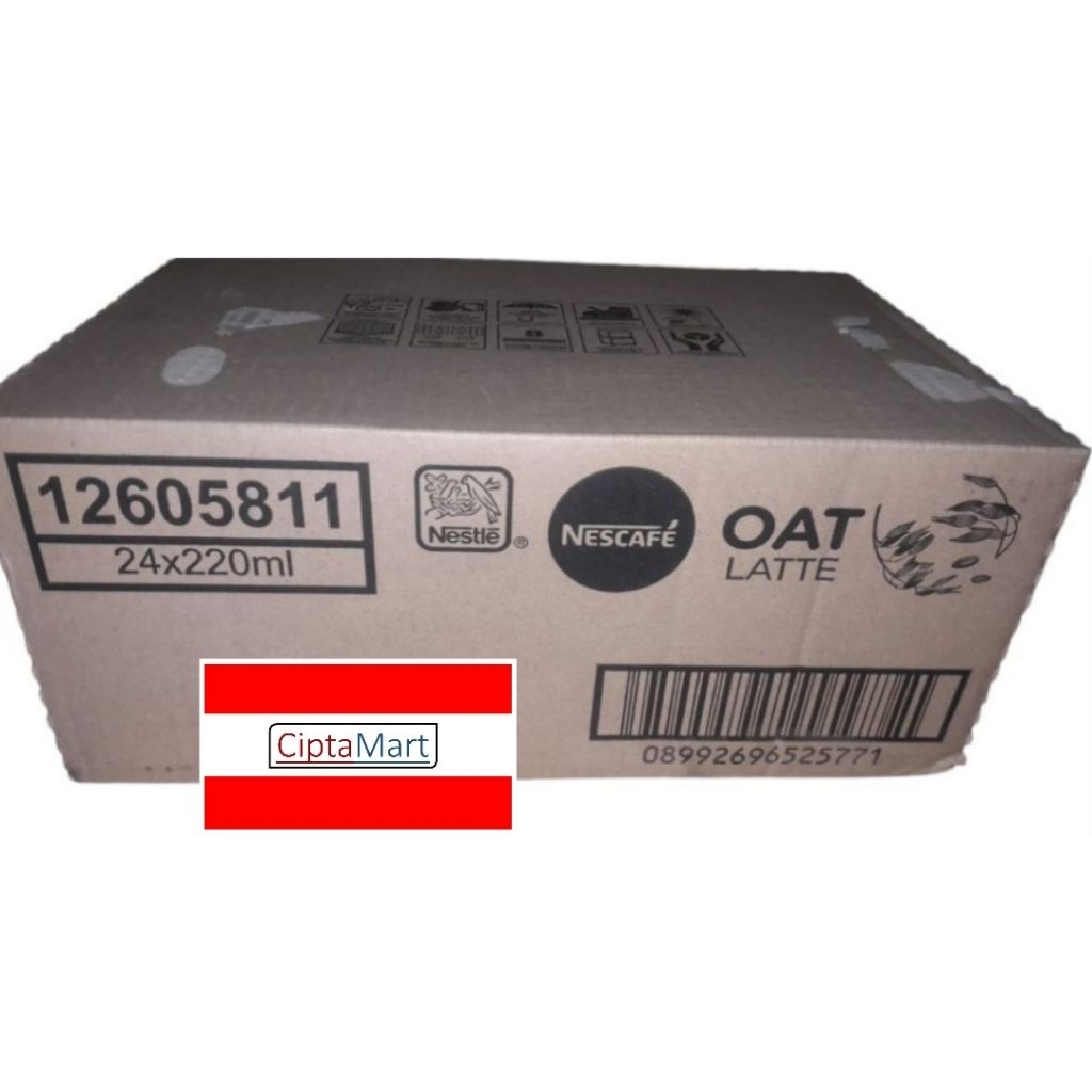 

Nescafe kaleng oat latte 24 x 220ml