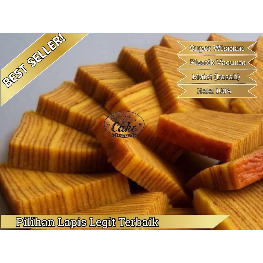 

POTONGAN KUE LAPIS LEGIT KOTAK (250gram)