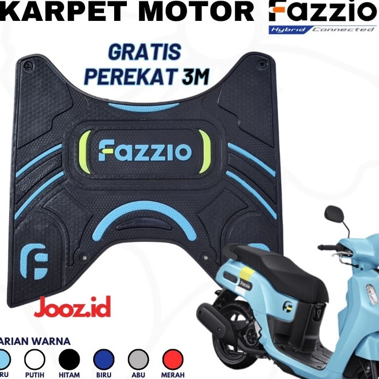 KARPET MOTOR FAZZIO  KARPET MOTOR YAMAHA FAZZIO MODEL ORIGINAL KARET PREMIUMPIJAKAN KAKI KESET MOTOR