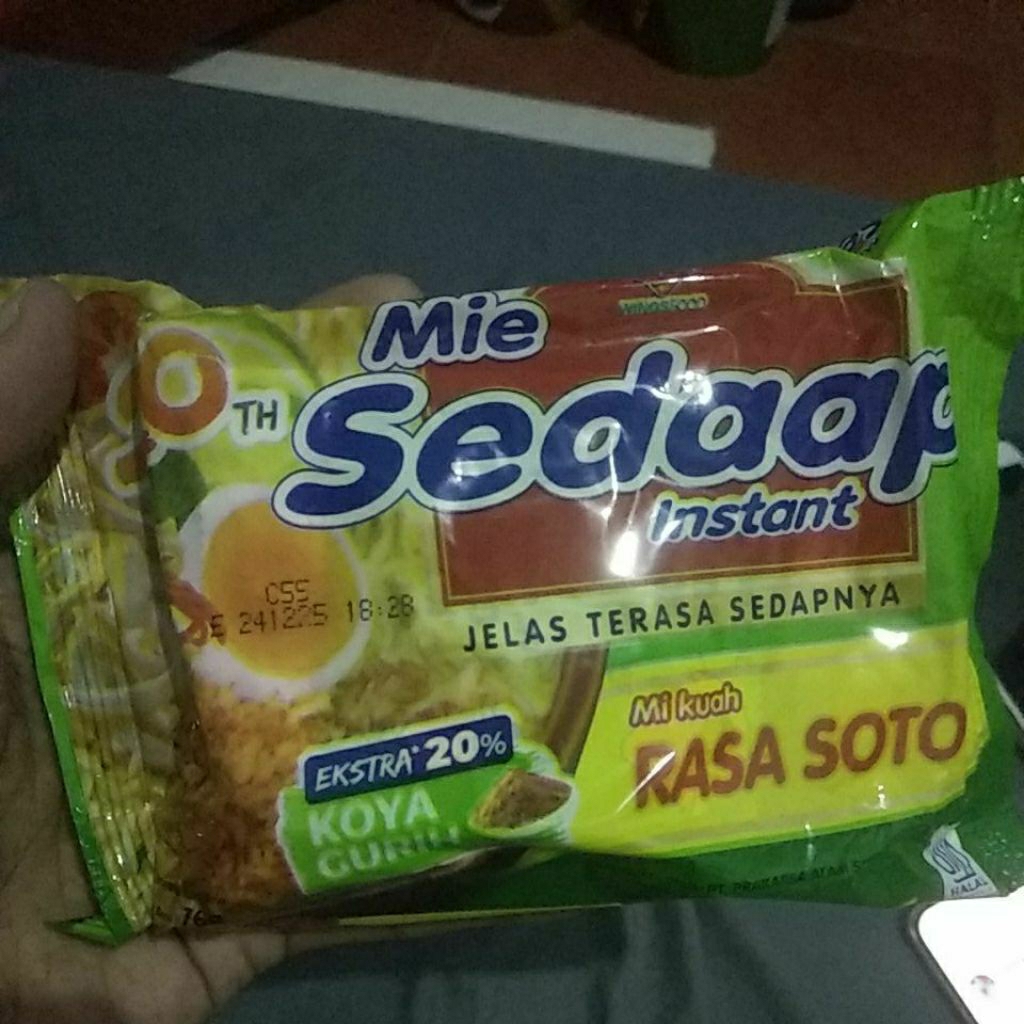 

mie sedap soto kuah isi 3