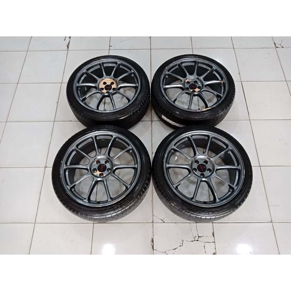 VELG ZE40 RING 19 PCD 5X100 UNTUK SIENTA ALTIS NEW VELOZ CORONA DLL