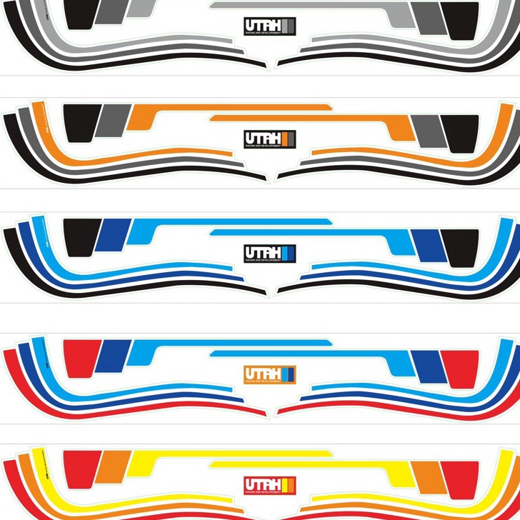 COD Sticker Striping Set Replika Utah  Vespa Excel Exclusive PX