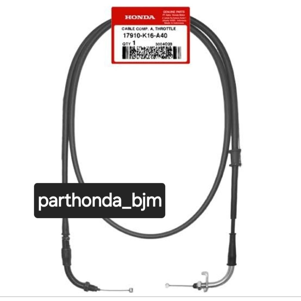 17910-K16-A40 KABEL GAS A SCOOPY 2016 ESP 17910K16A40 KABEL GAS SCOOPY ESP 2015