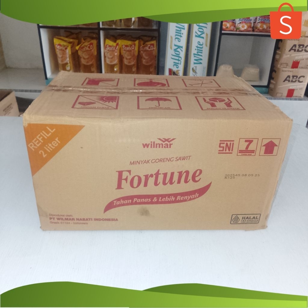 

Minyak Goreng Fortune 2L 1dus isi 6pcs