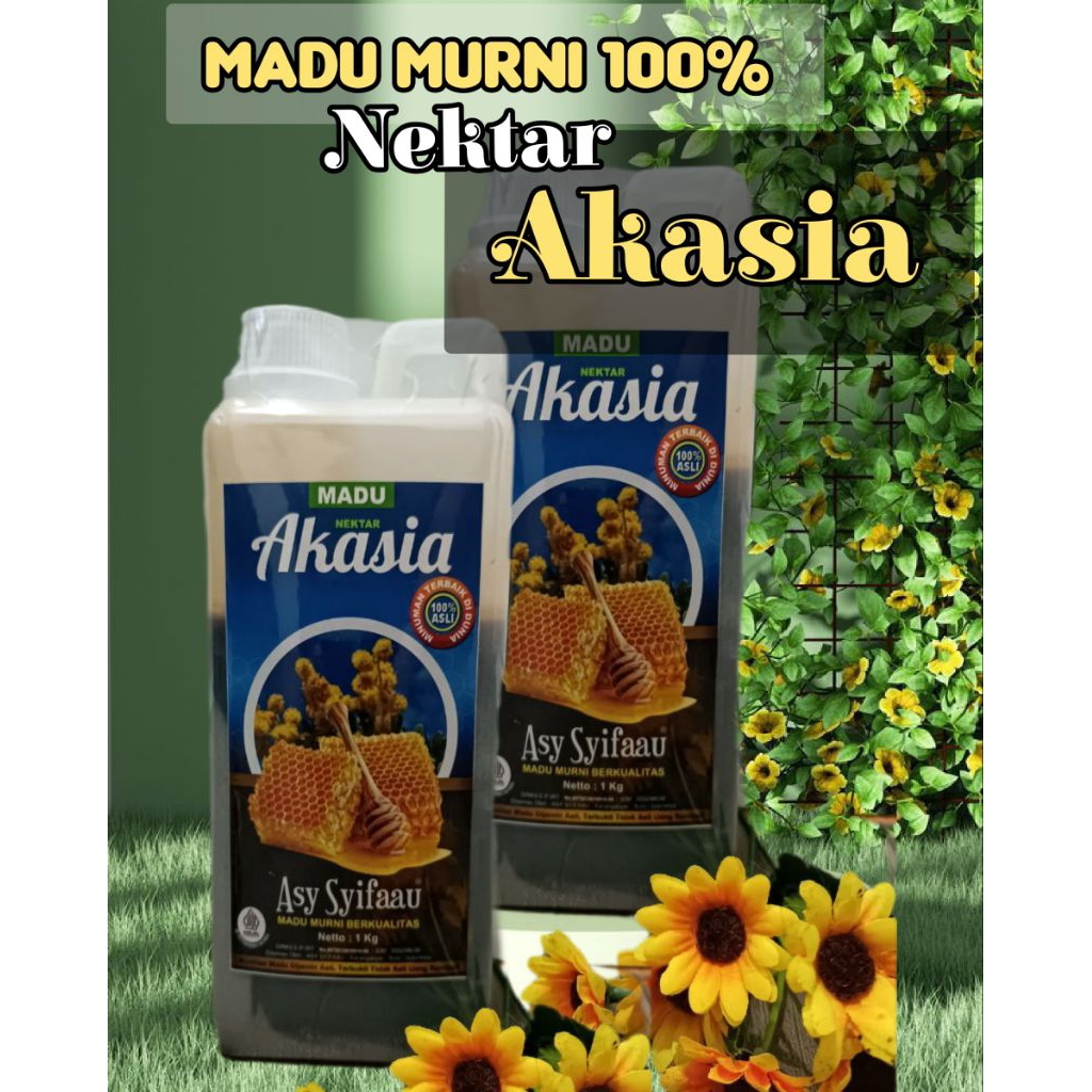 

Madu Murni 100% Asli nektar Akasia 1 Kg