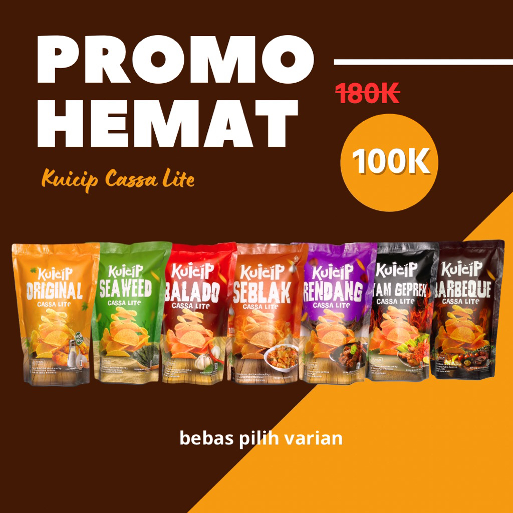 

PROMO KUICIP BELI 10 CUMA 100rb