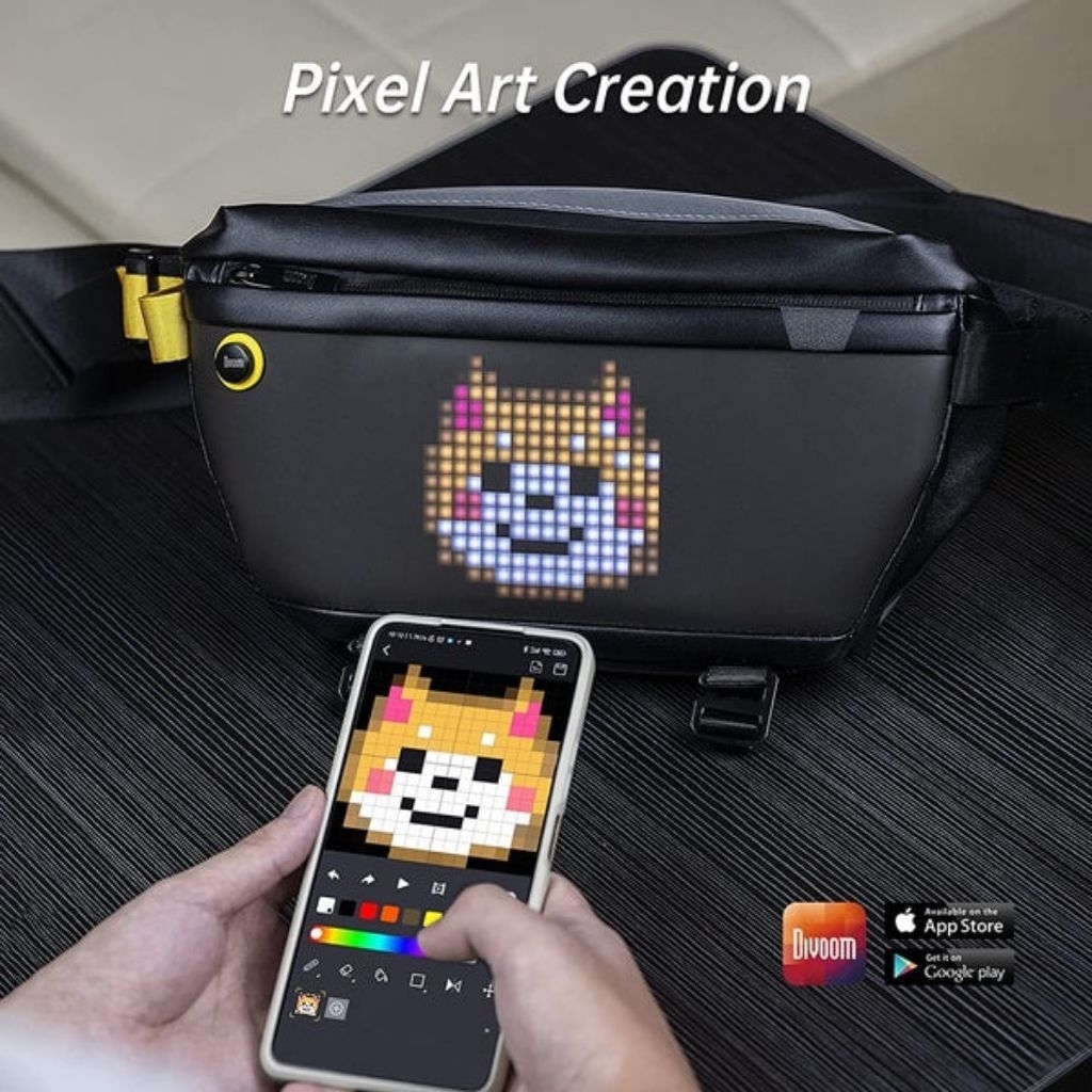 Divoom Pixoo Slingbag Innovative Smart Led Generation 3