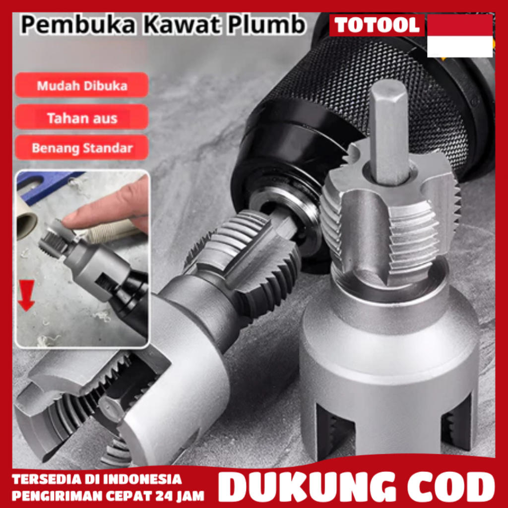 Mata Bor Pembuat Ulir Alat Pengulir Mur Baut Mata Bor Thread Cutter Alat Potong Ulir Presisi/ Intern