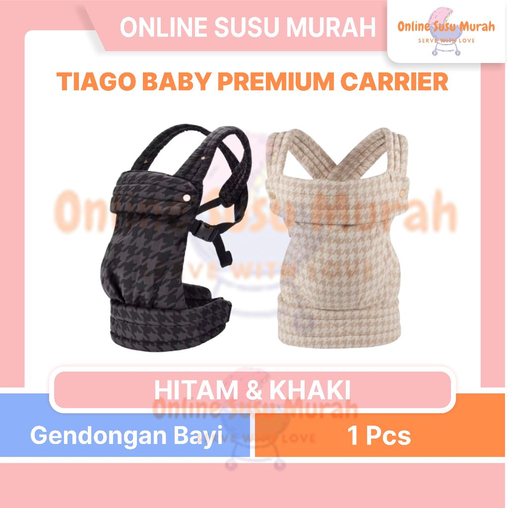 Tiago Premium Baby Carrier | Gendongan Bayi Ergonomis M-Shape PRLA
