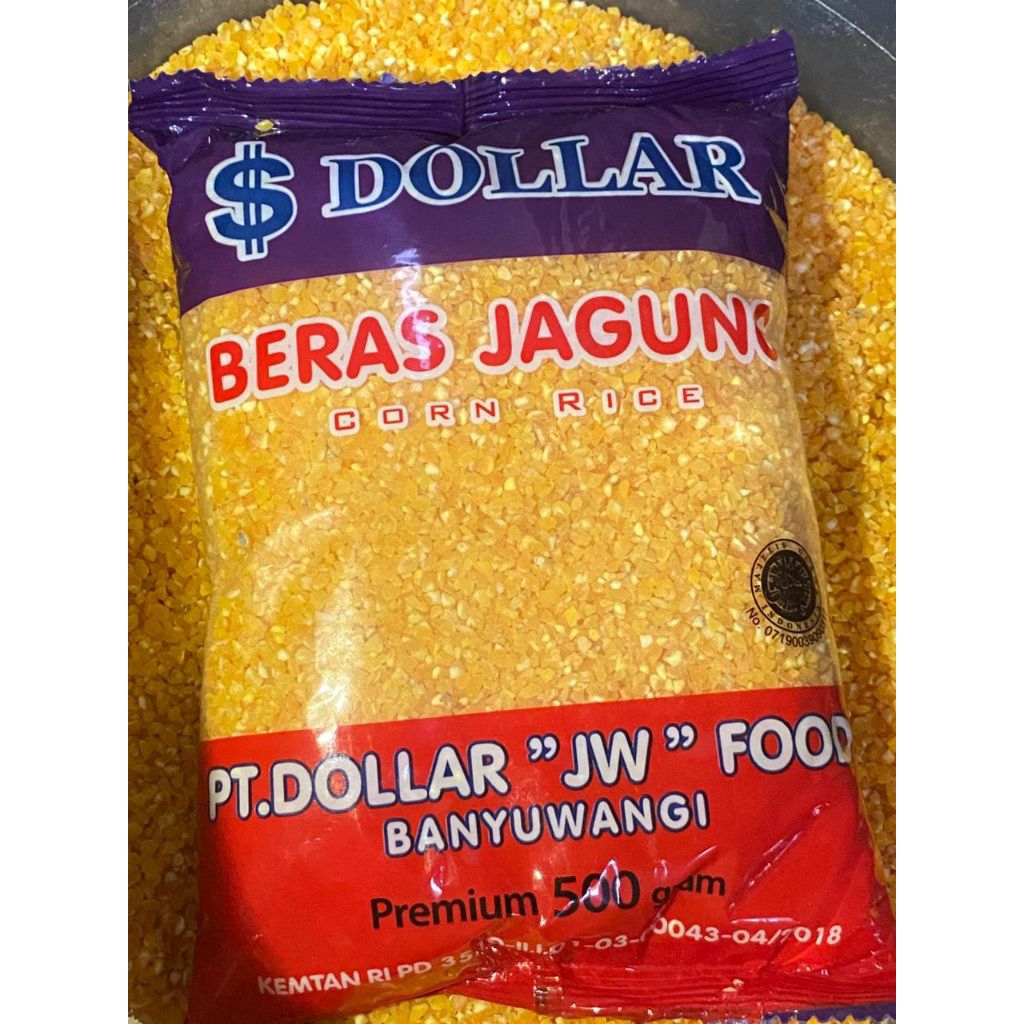 

Beras Jagung Merk Dollar 500 Gram Rendah Gula Rendah Kalori Cocok Untuk Diet
