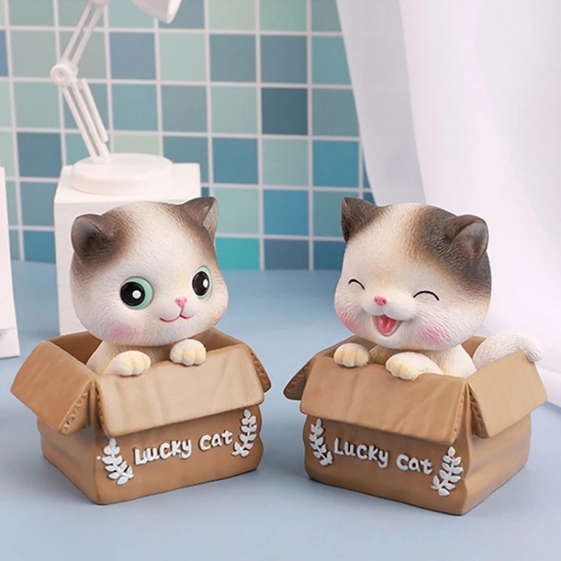 Pajangan Mobil Kucing Lucu Unik Pajangan Dashboard Mobil Hiasan Mobil Unik Lucu Aksesoris Interior M