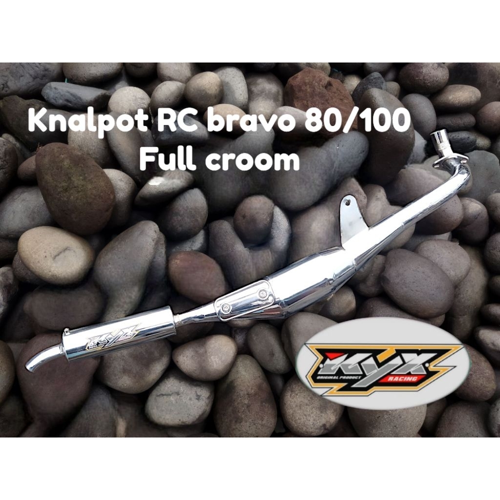 knalpot KYX RC 80/100 model croom KYX racing