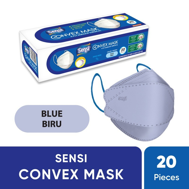 Sensi Convex Mask 4Ply Earloop Masker Duckbill / KF94 ORIGINAL