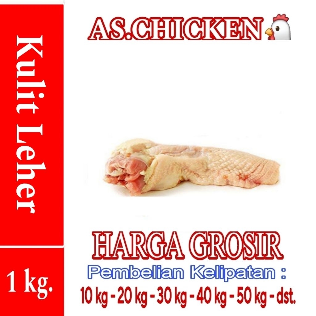 

kulit leher ayam frozen kemasan 1kg