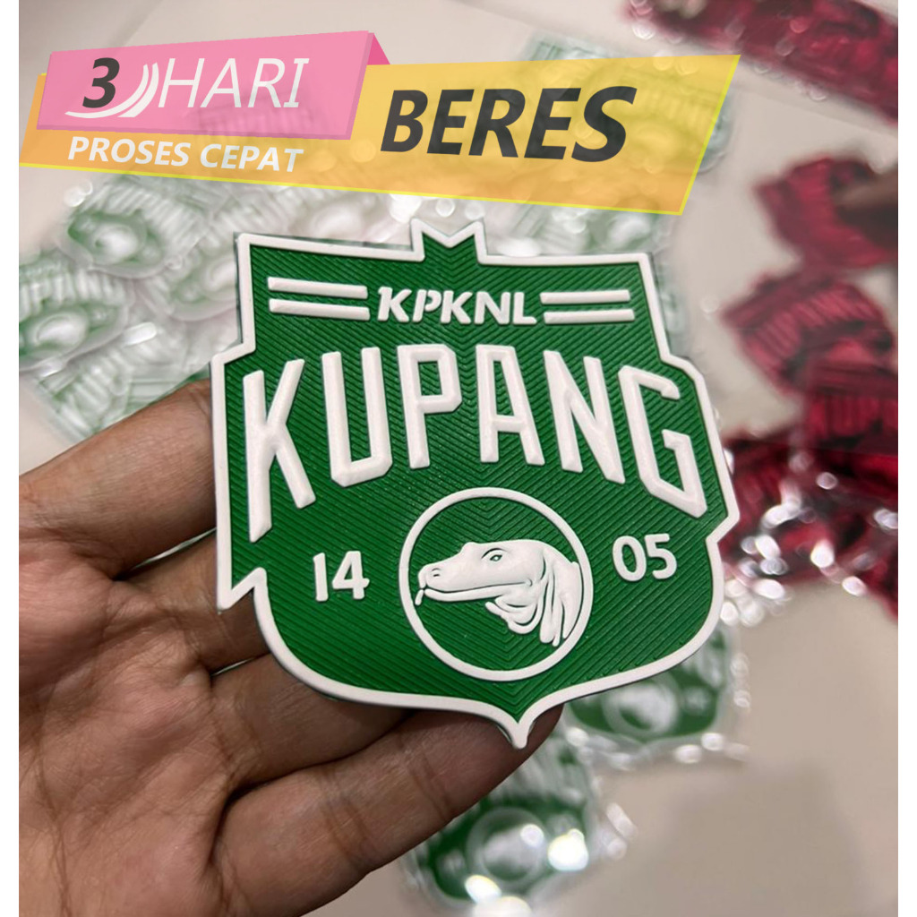 CUSTOM LABEL PATCH EMBLEM LOGO HOLOGRAM 3D SESUAI CUSTOM BAHAN KARET RUBBER DAN TPU