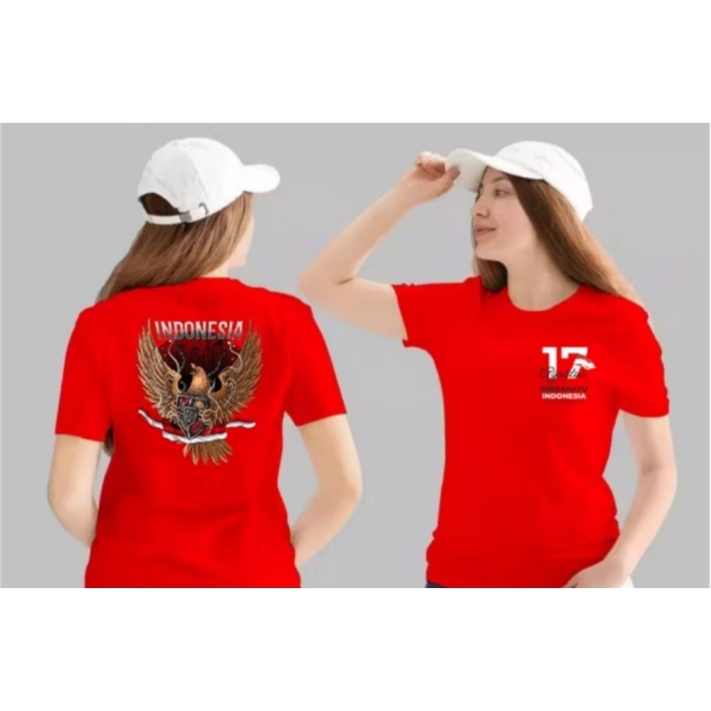 KAOS HUT RI KE 80 MOTIF GARUDA//KAOS HUT RI KEREN//KAOS HUT RI MURAH