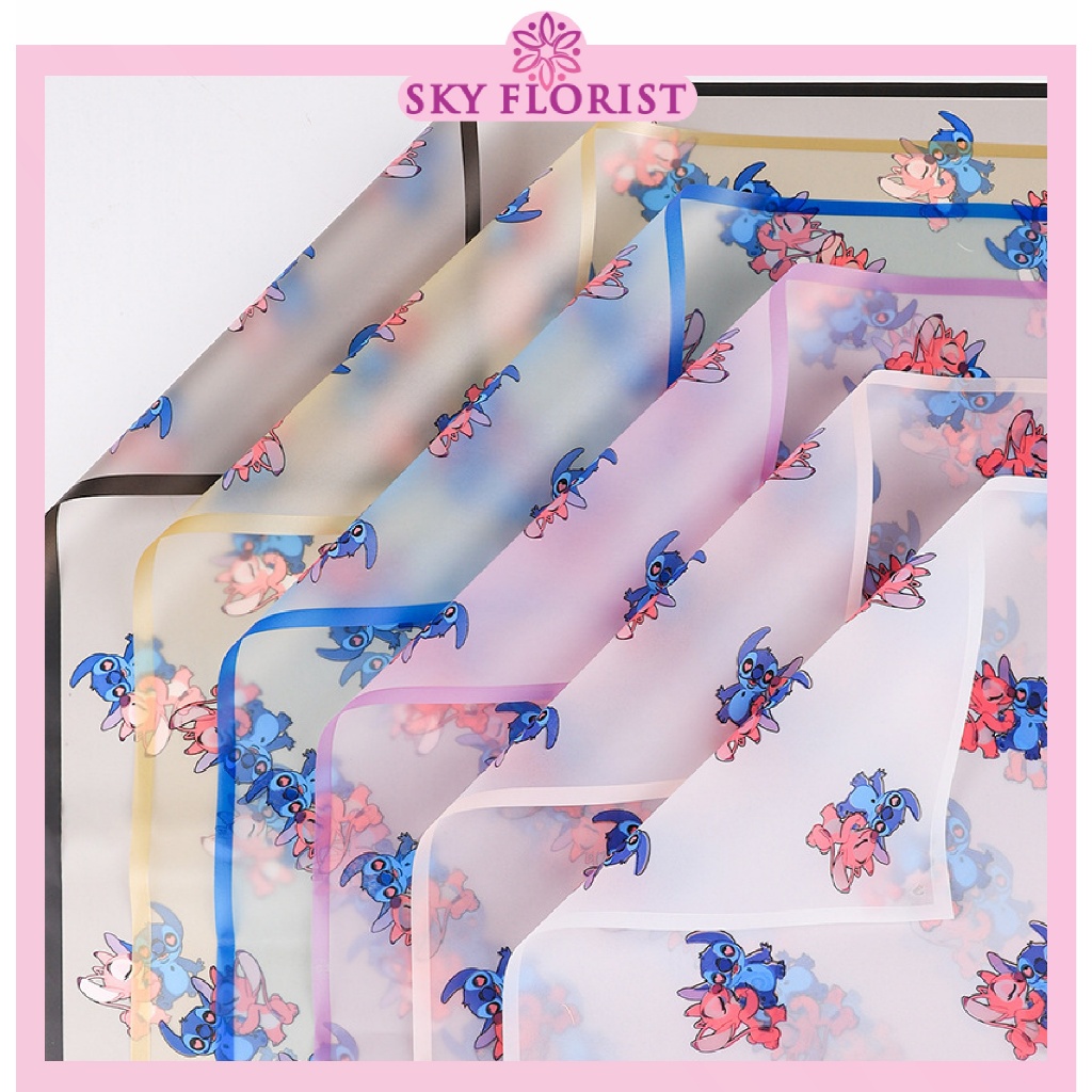 

Kertas Buket Motif Kartun Flower Wrapping Cellophane Kertas Kado Ecer KB80