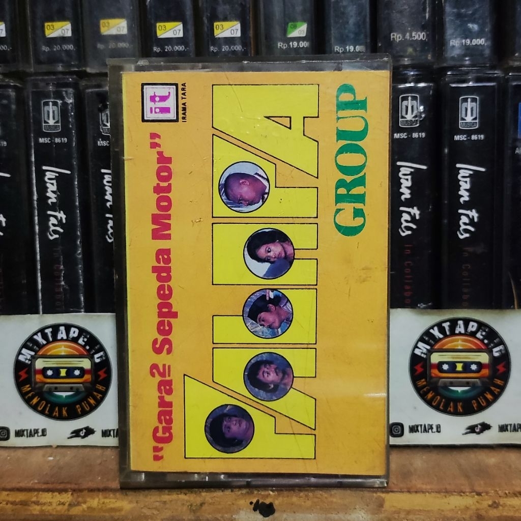 Kaset Pita - Palapa Group - Gara Gara Sepeda Motor - Radio Tape - Kaset - Radio - Pemutar Kaset - Re