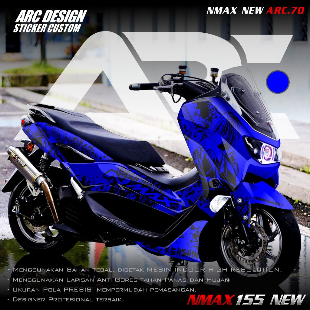 (PROMO COD) TERBARU Decal Sticker Yamaha Nmax 155 New 2020 2021 2022 2023 2024 Full Body - Stiker Sk