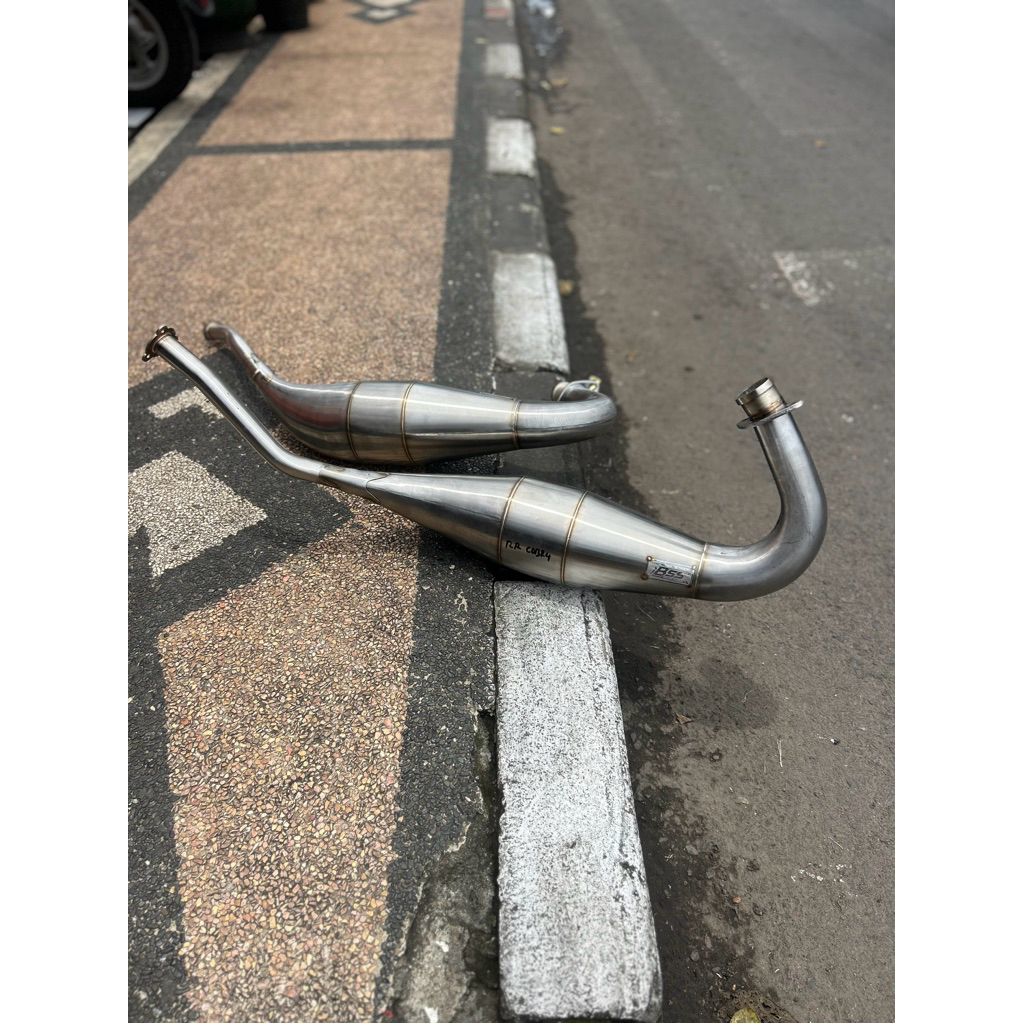 knalpot Ninja Cobra R Ss Rr stainless Press BSS
