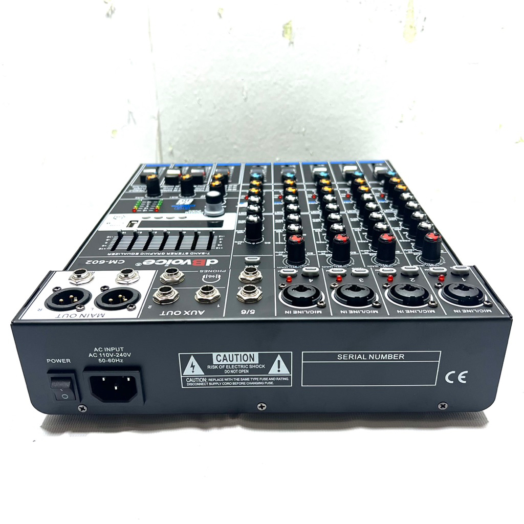 Mixer Dbvoice CM 602 Original 6 Channel Bluetooth