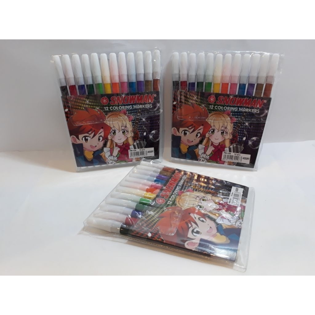 

spidol los kcil set 12 warna snowman