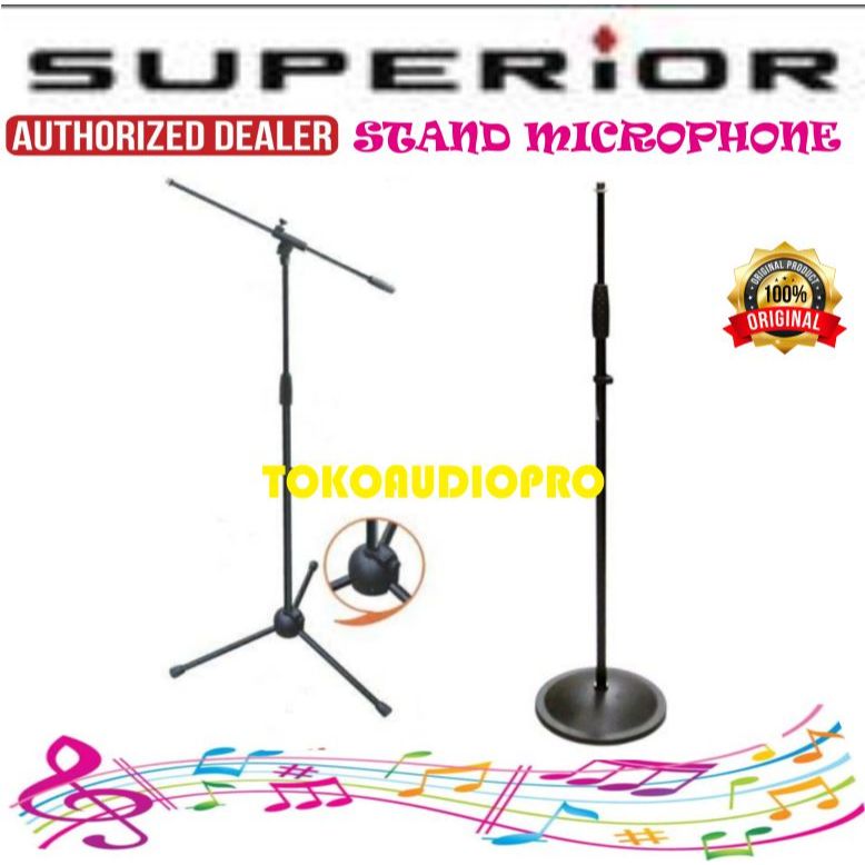 Stand Mic Superior Stand MS081   /  MS026  Stand Mikrofon Superior MS-081  / MS-026 Microphone Stand