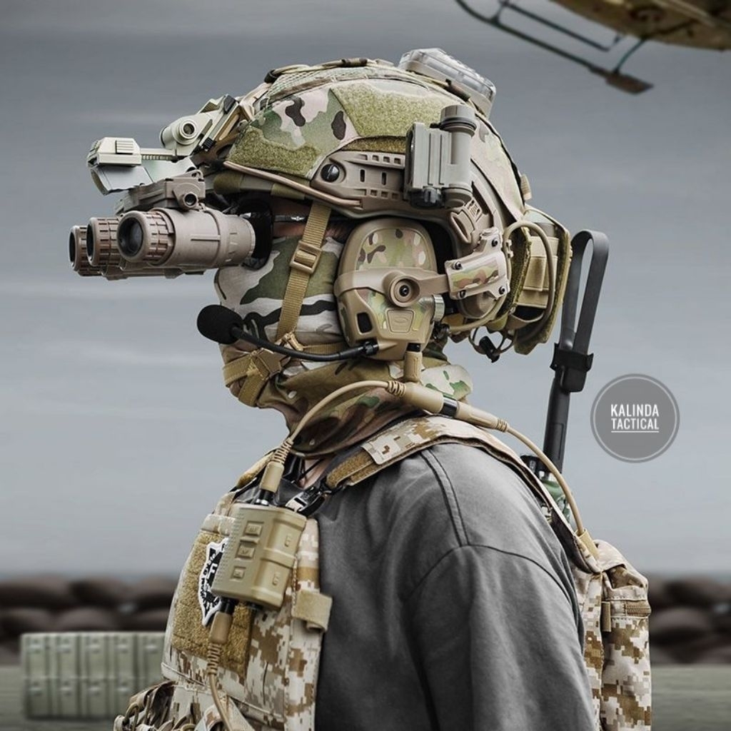 Tactical Headphone FCS AMP FMA Connector dual PTT V60 all HT walkie talkie