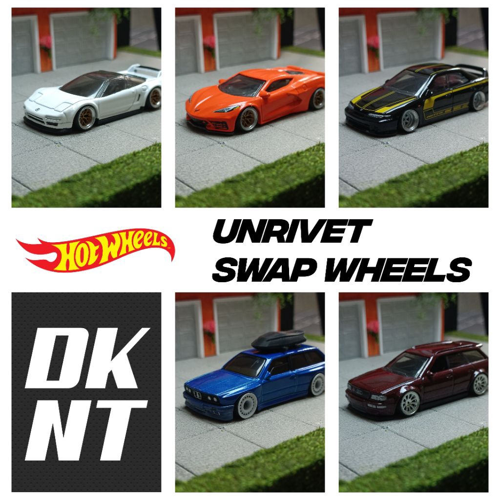 Hotwheels Loose Hot Item Bebas Pilih (Unrivet Swap Wheels)