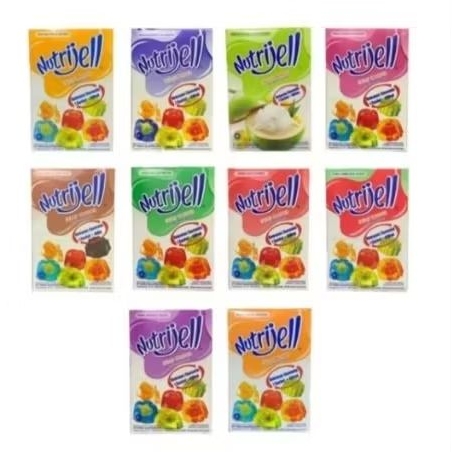 

JELLY NUTRIJELL SACHET 15 GR (1 DUS=12 SACHET)