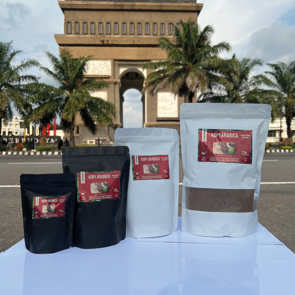 

Bubuk Kopi Arabika Fresh Asli Bubuk Giling Halus Premium Isi 100 gr - 1KG - Indonesia Coffe