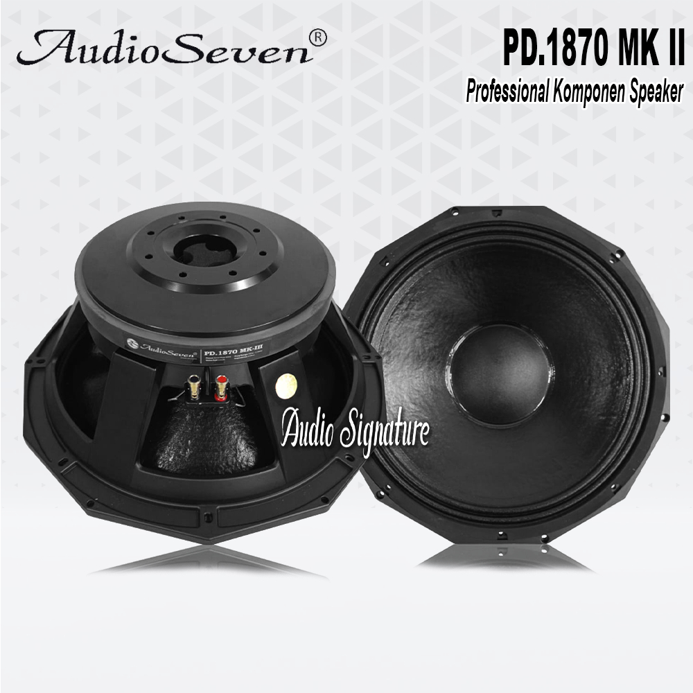 Komponen Speaker 18 Inch AUDIO SEVEN PD1870 | PD.1870 | PD 1870 MK II Original