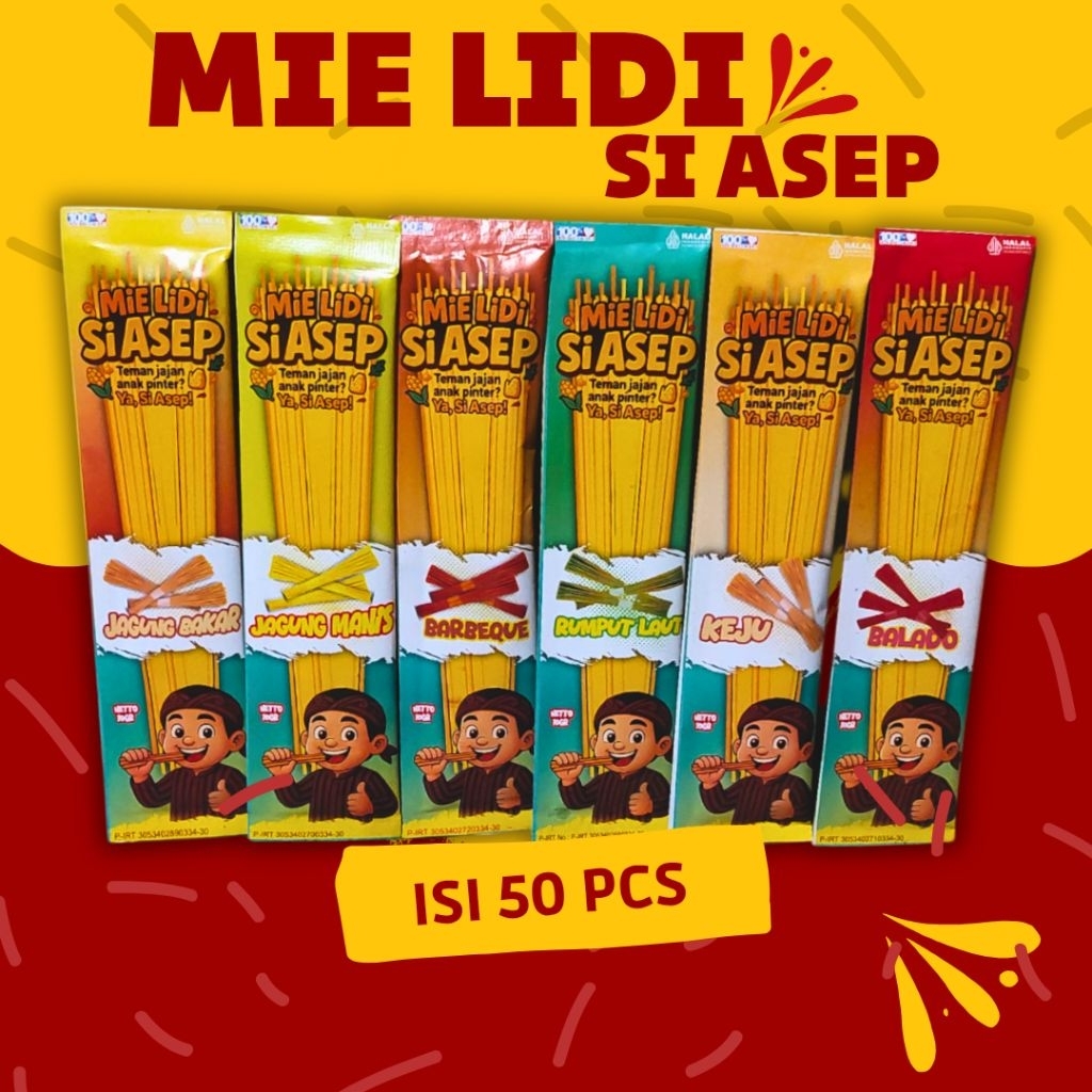 

Mie Lidi SI ASEP 50PCS