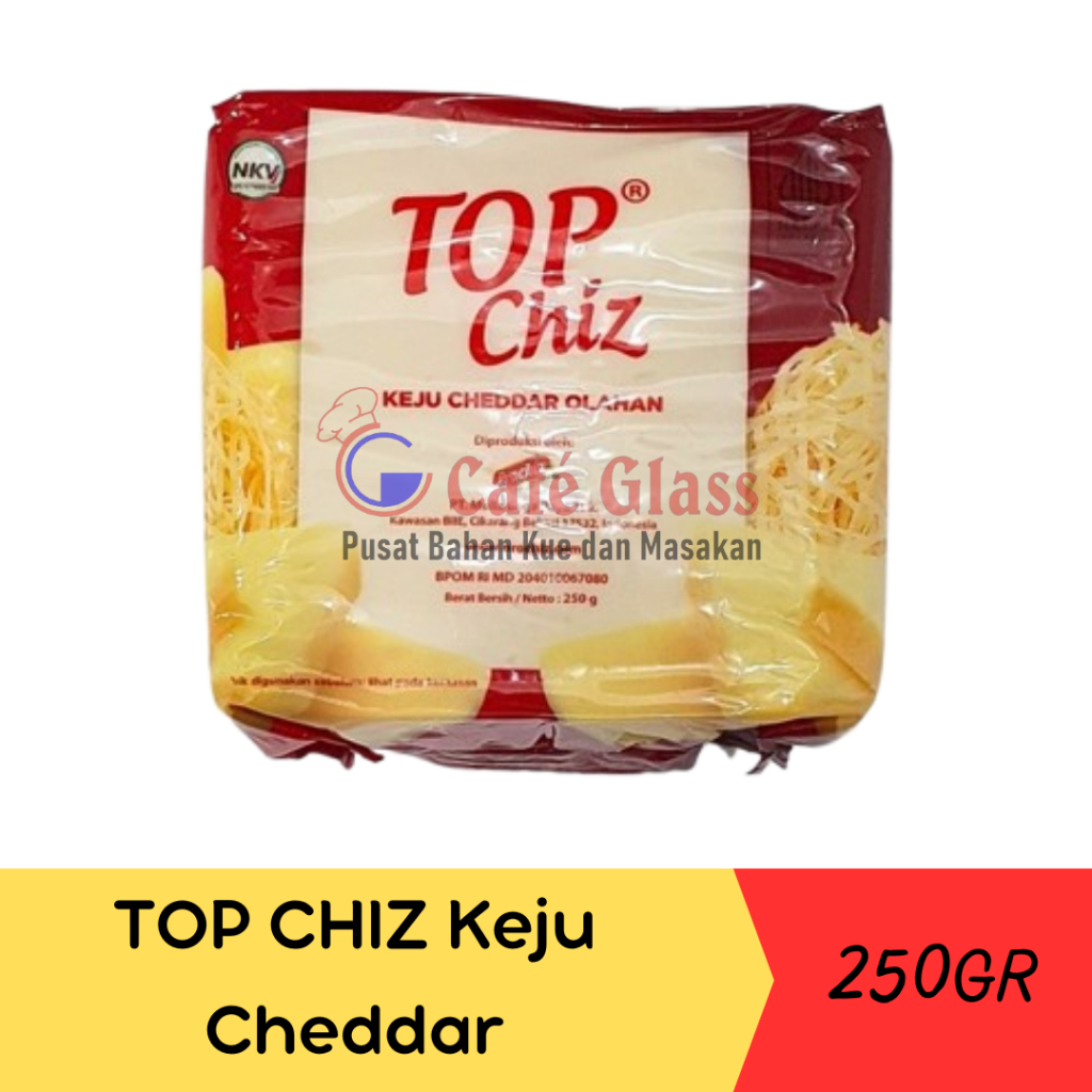 

TOP CHIZ Keju Cheddar/Cheddar Cheese-250GR