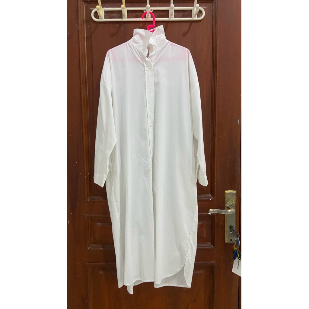 Midi Dress Oversize Katun Poplin