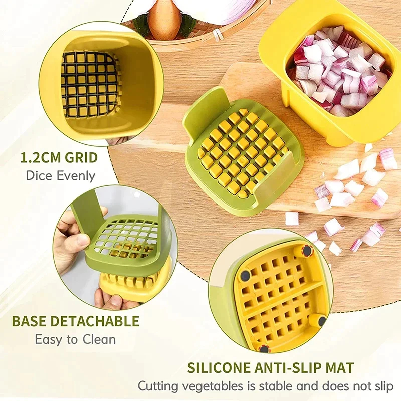 new alat pengiris bawang dadu alat pemotong kentang wortel dadu perlengkapan dapur